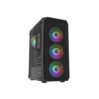 18. FURY OBUDOWA KOMPUTEROWA FURY SHOBO SH4F RGB MIDI Z OKNEM CZARNA
