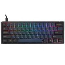 Klawiatura gamingowa Ducky One 3 Pro Mini Nazca Line, mechaniczna, 8 000 Hz, Hot Swap, RGB - Cherry MX2A Niebieska, ANSI (US)