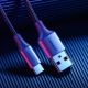 2. Kabel Ugreen US288 60127 USB-A / USB-C QC 3.0 3A 1.5m - szary