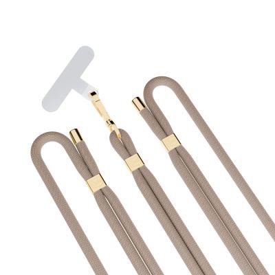 7. Smycz do smartfona 3mk EasyClip Elite - beżowa