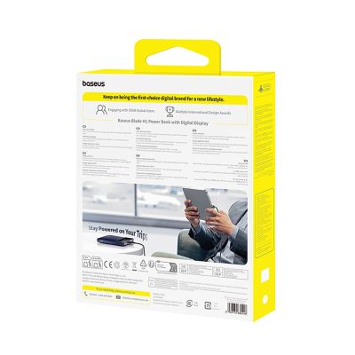8. Powerbank Baseus Blade H1 20000mAh 100W z wyświetlaczem - czarny