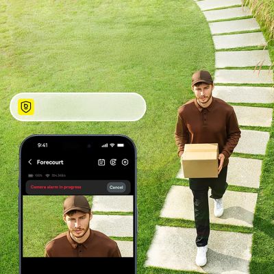 6. Kamera zewnętrzna Baseus Security S1 Lite 2K - biała