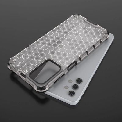 11. Honeycomb etui pancerny pokrowiec z żelową ramką Samsung Galaxy A32 5G przezroczysty
