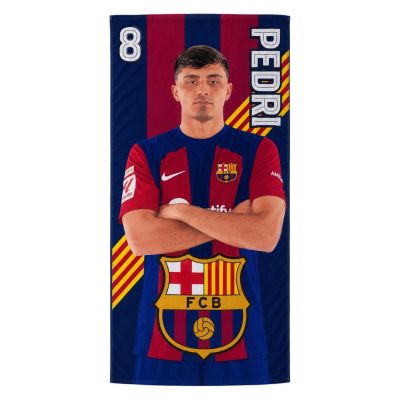 9. FC Barcelona ręcznik plażowy Pedri mikrofibra 70X140 120010
