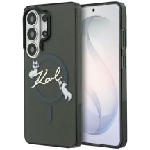 Etui Karl Lagerfeld IML KC Script MagSafe na Samsung Galaxy S26 Ultra - czarne