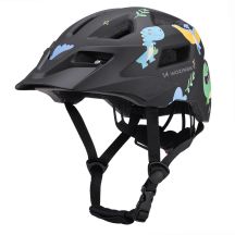 Kask rowerowy dziecięcy MTB Wozinsky z odpinanym daszkiem 52-56 cm - czarny