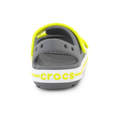 5. CROCS CROCBAND CRUISER SANDAL T KIDS SLATE GREY/ACIDITY 209424-1NJ