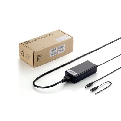 2. LevelOne POW-4801 adapter zasilający/ inwentor Wewnętrzna 60 W Czarny