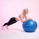 2. Piłka do ćwiczeń Wozinsky WGB65BL gimnastyczna 65 cm - niebieska