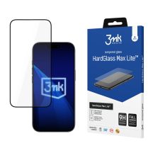 Szkło hartowane 3mk HardGlass Max Lite Black na iPhone 17 Pro