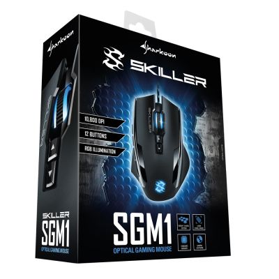 7. Sharkoon Skiller SGM1 myszka Po prawej stronie USB Typu-A Optyczny 10800 DPI