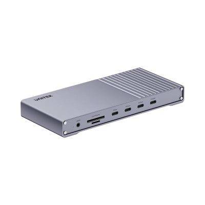11. Unitek Potrójna stacja dokująca USB4 40Gb/s,zasilacz 120W