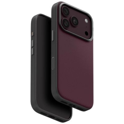 Etui UNIQ Lyden DS Magclick Charging na iPhone 18 Pro / 17 Pro - bordowe