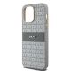 6. Etui DKNY Leather Mono Stripe & Metal Logo na iPhone 14 Pro Max - beżowe