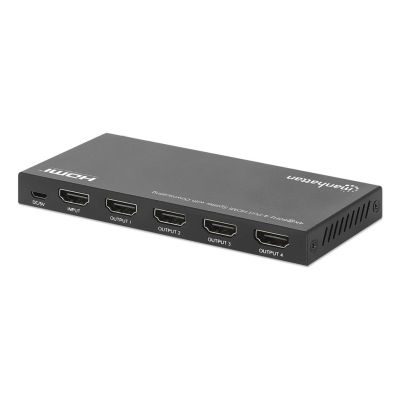 5. Manhattan 208369 rozgałęziacz telewizyjny HDMI 4x HDMI