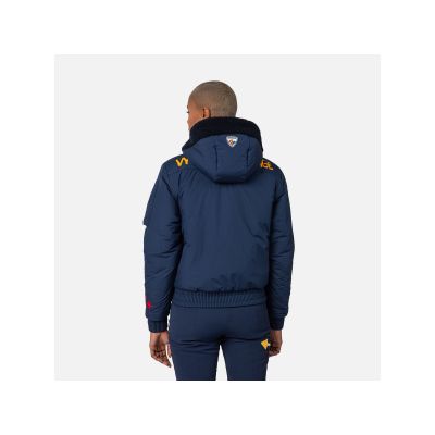 7. Kurtka Rossignol W Yety Fleecy Bomber Jkt niebieski