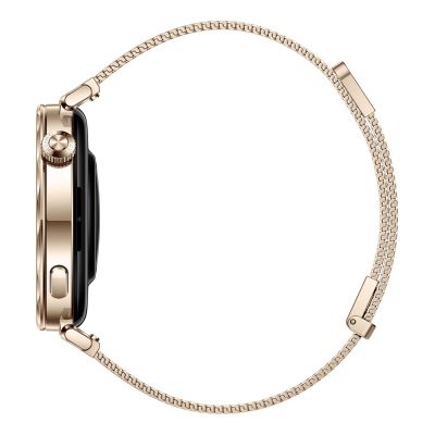 4. Huawei WATCH GT 5 41mm | Inteligentny zegarek | GPS (satelitarny) | Dioda AMOLED | 1,32 cala | Złoto