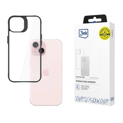 Etui 3mk Satin Armor Case+ na iPhone 15 - przezroczyste