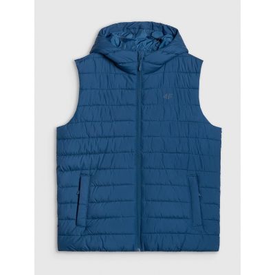 6. Bezrękawnik puchowy z wypełnieniem syntetycznym męski 4F 4FWAW25TVJAM225-30S