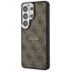 2. Etui Guess 4G Embossed Ring MagSafe na Samsung Galaxy S26 Ultra - brązowe