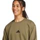 5. Bluza męska adidas Essentials Feelcozy Fleece oliwkowa KD5149