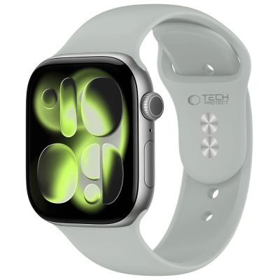 Pasek Tech-Protect Silicone na Apple Watch 44 / 45 / 46 / 49 mm - szary