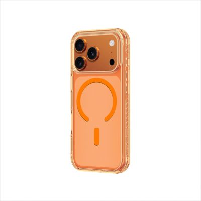 2. Etui AMAZINGTHING Titan Pro na iPhone 17 Pro kompatybilne z MagSafe - pomarańczowe