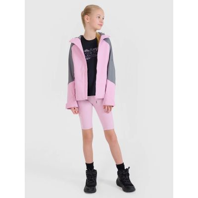 4. Kurtka dziewczęca trekkingowa NeoDry 5000 4F 4FJWSS25TTJAF676-56S