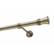 KARNISZ POJEDYNCZY FI 19 MM MOSIĄDZ ANTYCZNY 240 CM CAPRI  KOWALSKI