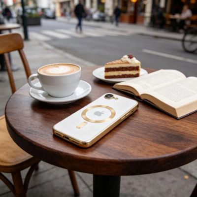 3. Etui Tech-Protect MagFlex MagSafe na iPhone 16e / 17e - złote