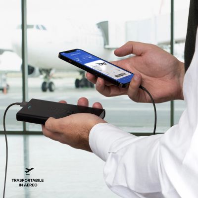 4. Powerbank SBS TTBB10000FASTPD20K 10000 mAh 20W z Power Delivery - czarny