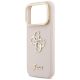 6. Etui Guess Grained Big 4G & Stand Camera na iPhone 17 Pro - różowe