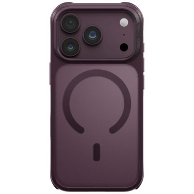 2. Etui UNIQ Veren Magclick Charging na iPhone 18 Pro / 17 Pro - burgundowe