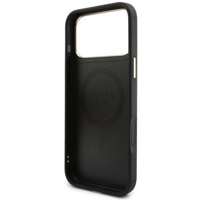 7. Etui Guess 4G z portfelem Magsafe na iPhone 18 Pro Max / 17 Pro Max - czarne