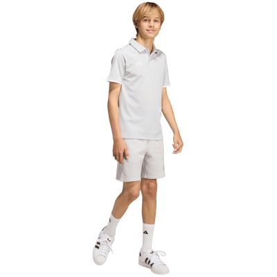 16. Koszulka dla dzieci adidas Entrada 26 Polo jasnoszara JZ6628