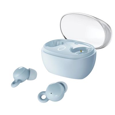 4. Bezprzewodowe słuchawki douszne Joyroom JR-TS3 do spania - niebieski