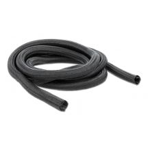 DeLOCK Koszulka pleciona, rozciągana 10 m x 25 mm czarna
