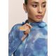 3. Kurtka damska CASALL Breeze Printed Running Jacket kolor granatowy