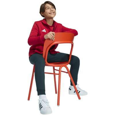 4. Bluza dla dzieci adidas Entrada 26 Full Zip Hoodie czerwona KH1781