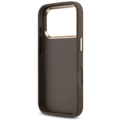 7. Etui Guess 4G Big 4G Classic Logo na iPhone 17 Pro / 18 Pro - brązowo-złote