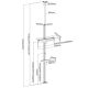 11. Mocowanie do telewizora LCD (zmotoryzowane) - Plastik, Aluminium, Stal - Rozmiar ekranu: 94-165.1 cm (37"-65")