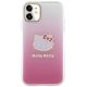 3. Etui Hello Kitty IML Gradient Electrop Kitty Head na iPhone 11 / Xr - różowe