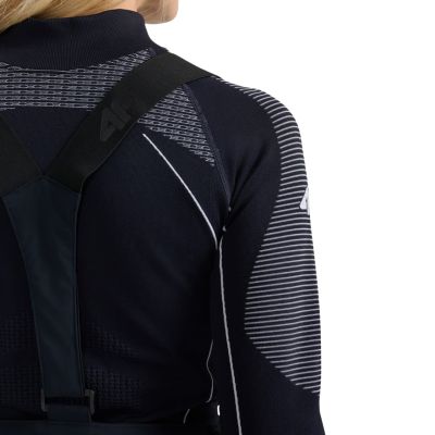 4. Spodnie narciarskie damskie 4F FNK F0944 głęboka czerń 4FWAW25TFTRF0944 20S