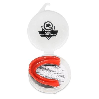 12. Żelowy ochraniacz na zęby + pudełko - czarno-czerwony | GelTech