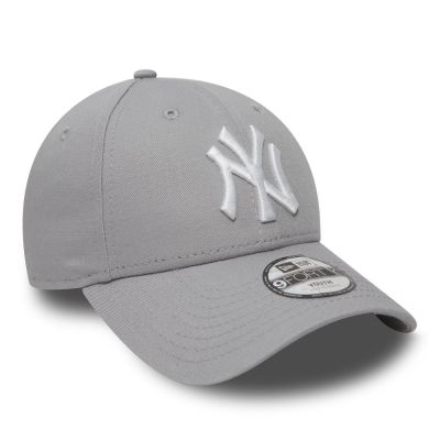 2. Czapka z daszkiem dziecięca New Era 9FORTY MLB NY New York Yankees Essential Grey - 10879075