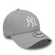 2. Czapka z daszkiem dziecięca New Era 9FORTY MLB NY New York Yankees Essential Grey - 10879075