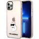 Etui Karl Lagerfeld Choupette Collection na iPhone 12 / 12 Pro - różowe