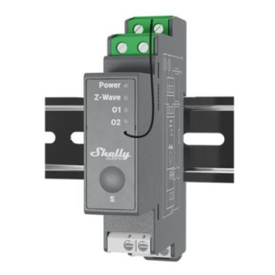 Shelly Qubino Wave Pro 2 przekaźnik zasilający Szary
