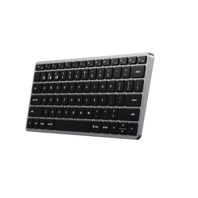 3. Klawiatura Satechi Slim X1 - klawiatura Bluetooth do trzech urządzeń USB-C US (space gray)