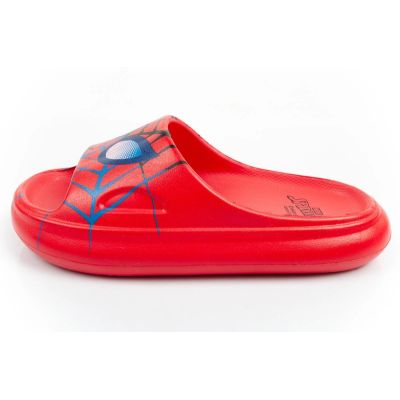 2. Leomil buty klapki chłopięce Spiderman lekkie bajkowe czerwone Marvel